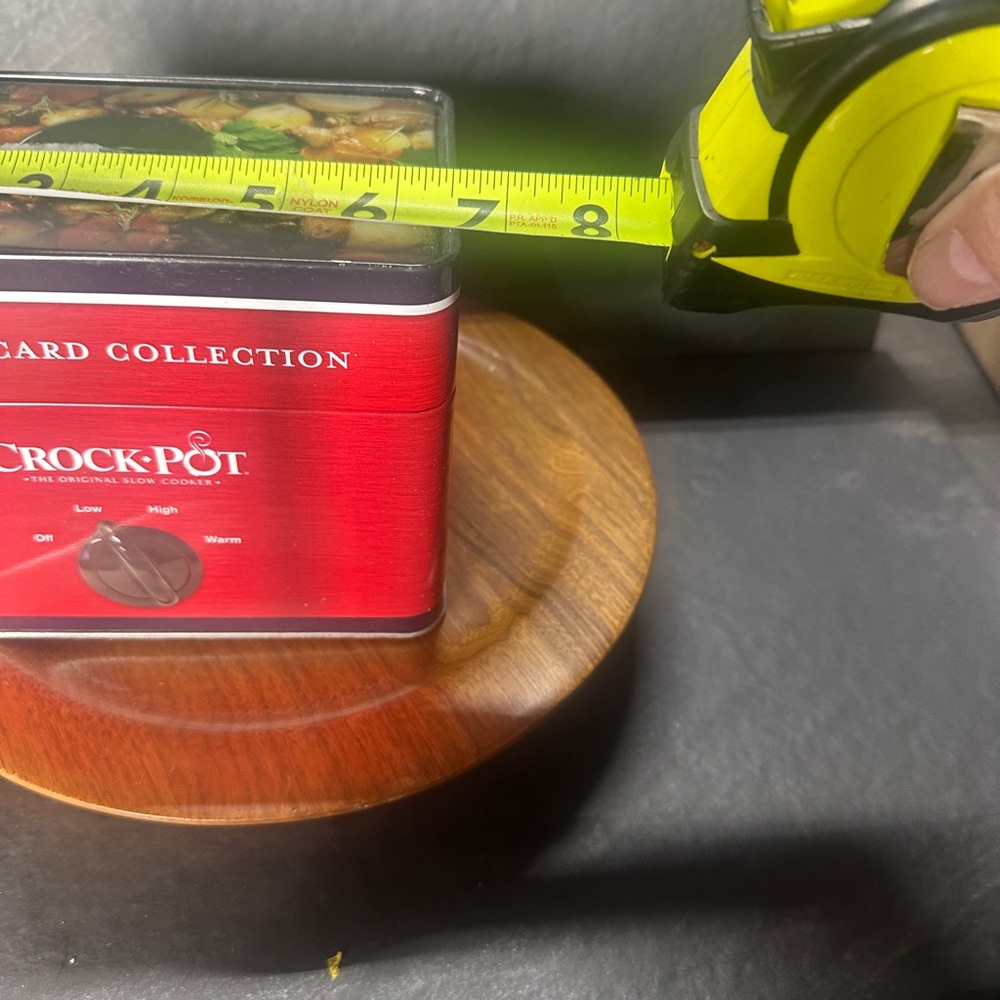 Crockpot Recipe Card Collection Box collectable . - Picture 6 of 7
